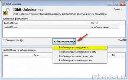 Hogyan lehet eltávolítani a programot, hogy ne távolítsák el a számítógép