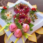 Hogyan díszíteni a hering alatt bunda ötletek fotókkal - 8 evőkanál (kabát) Hogyan díszíteni a hering alatt bunda ötletek fotókkal - 8 evőkanál
