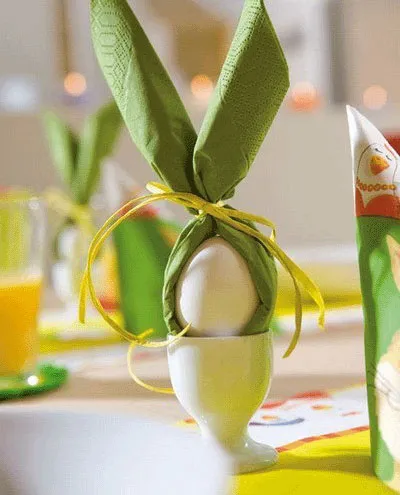 Hogyan lehet díszíteni egy táblázatot Húsvétra