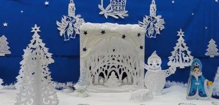 Hogyan lehet díszíteni egy csoportja óvoda az új évben a kezüket fotó, videó (gyerek) Hogyan lehet díszíteni egy csoportja óvoda az új évre kezével fotó, videó