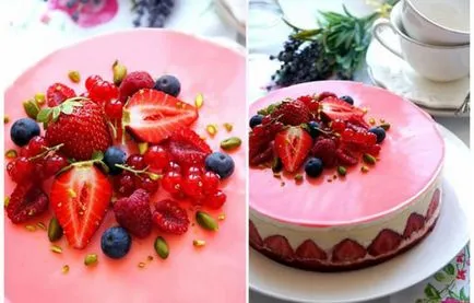 Hogyan díszíteni a torta eper az otthon