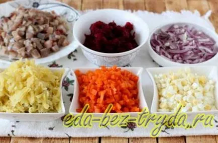 Hogyan díszíteni a hering alatt bunda Photo