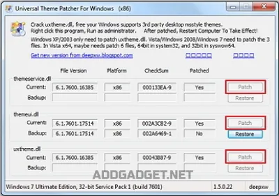 Hogyan kell telepíteni a Windows 7 téma