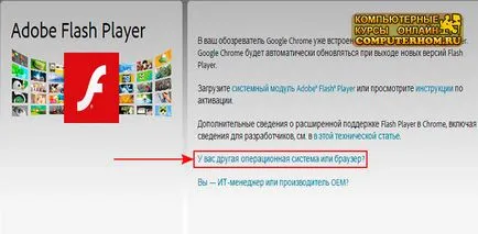 Hogyan kell telepíteni flash player a számítógépen
