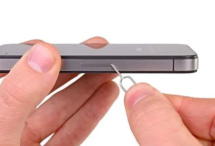 Hogyan juthat el a SIM-kártyát az iPhone és aypada szétszerelni egyszerű és súlyos esetekben
