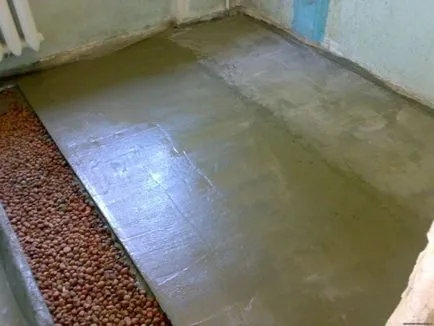 Hogyan kell kitölteni a padlót a kezüket - lépésről lépésre!