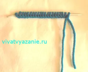 Hogyan kötött szegélyez hurkok részletesen kezdőknek (jobb hüvelykujját) Hogyan kötött szegélyez hurkok részletesen kezdőknek