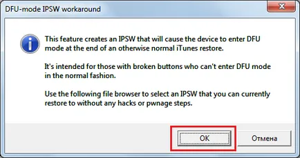 Hogyan kell bevezetni iPhone DFU módba (SPU mód iPhone 4 és 5)
