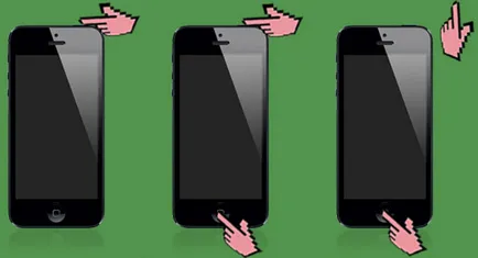 Hogyan kell bevezetni iPhone DFU módba (SPU mód iPhone 4 és 5)