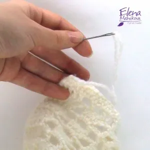Hogyan befejezni kötés és elrejteni a cérna