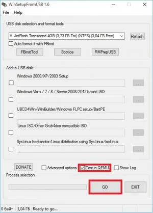 Hogyan éget ISO image-USB flash meghajtó
