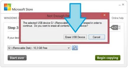 Hogyan éget windows flash írási windose botot 5 percig