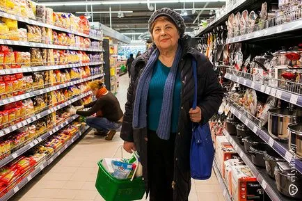 Ahogy beszerzett megfontoltan és takarékosan - elment a boltba, a minszki nyugdíjas magazin Minsk