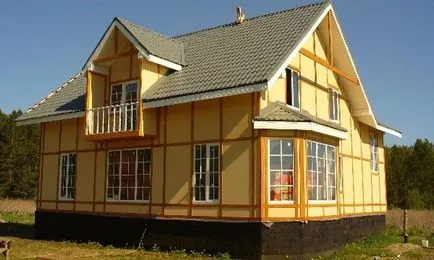 Kanadai ház frame technológiát lakásépítés saját kezűleg, az érvek és ellenérvek