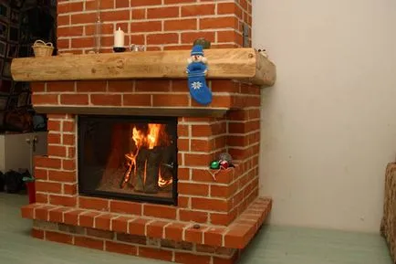 Kandallók faházat tégla kezük tervek, fotók, lépésről lépésre, hogyan kell