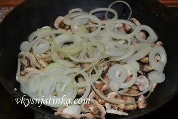Burgonya gombával sütőben - a recept egy fotó