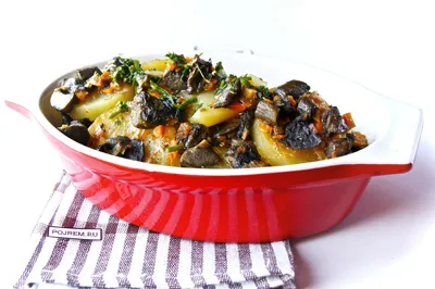 Burgonya gombával a sütőben - lépésről lépésre recept, hogyan kell főzni fényképpel (gomba) Burgonya gombával a sütőben - lépésről lépésre recept, hogyan kell főzni fotókkal