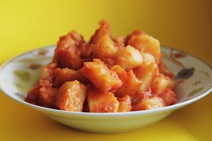 Burgonya húsos multivarka recept
