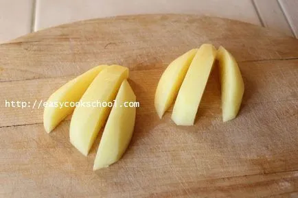Burgonya a sütőben fokhagymás majonézzel recept képpel, egyszerű receptek