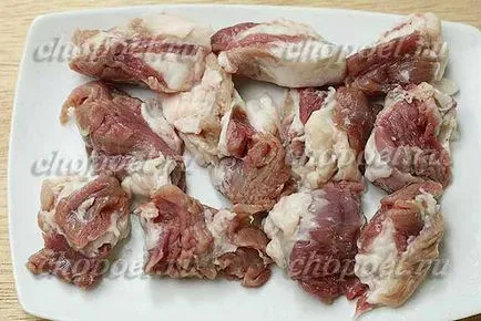A burgonya és a hús bográcsban - recept fotókkal