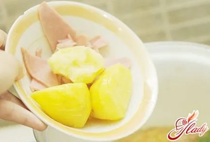 Burgonya leves recept
