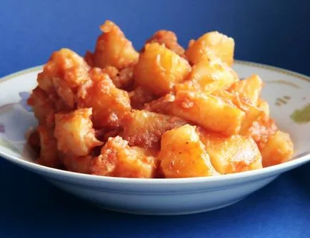 Burgonya húsos multivarka recept