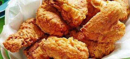Akkut Csirke - egyszerű receptek hússzeleteket emlő, a máj és a szárnyak (emlő) Akkut csirke - egy egyszerű recept a hússzeleteket az emlő, a máj és a szárnyak