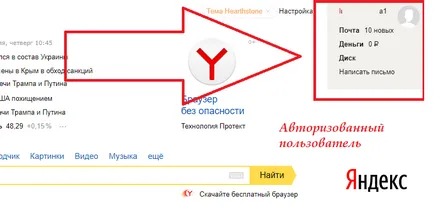 Mi látható a Yandex