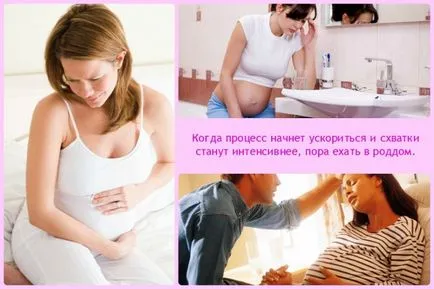 Ha menni harcolni a kórházba, és egyéb jelek szülés