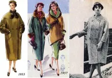 Design ruházat elemeinek 7 alapmodelljeinek kabát - „retro stílus, a divat és a varrás”