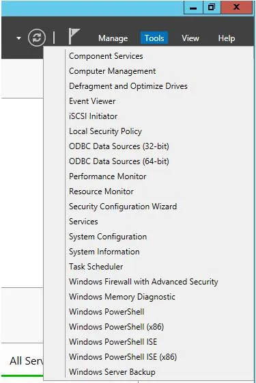 Konzol szerver manager a Windows Server 2012, Windows rendszergazdák számára