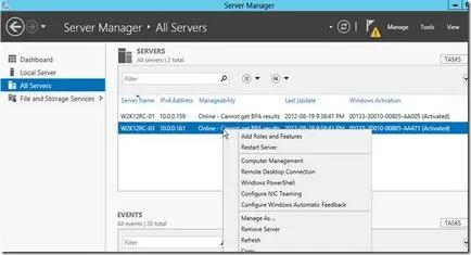 Konzol szerver manager a Windows Server 2012, Windows rendszergazdák számára