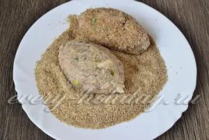 Szelet darált húst burgonyával, a recept egy fotót