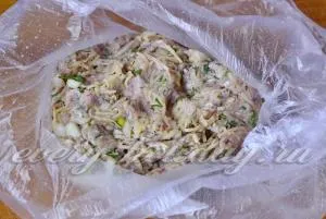 Szelet darált húst burgonyával, a recept egy fotót