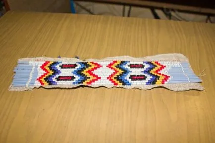 Indiai ruha egy indiai toll fejdíszt