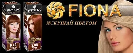 Fiona festék, paletta, festék a hajad