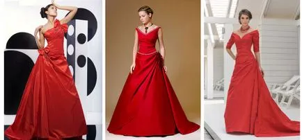 Vörös ruha Photo 2017 modellek és tartozékok