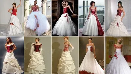 Vörös ruha Photo 2017 modellek és tartozékok