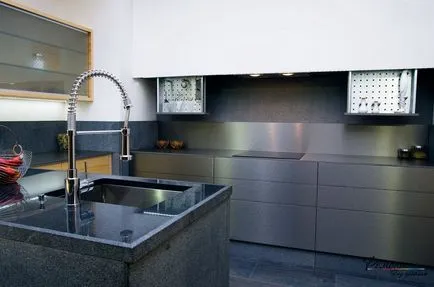 Gyönyörű konyha belső legjobb ötleteket kényelmes és funkcionális design a fotó