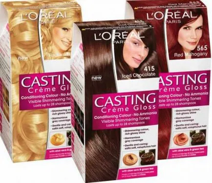 Hajfesték L'Oreal Casting színpaletta