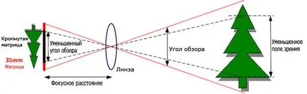 Crop tényező a kamera