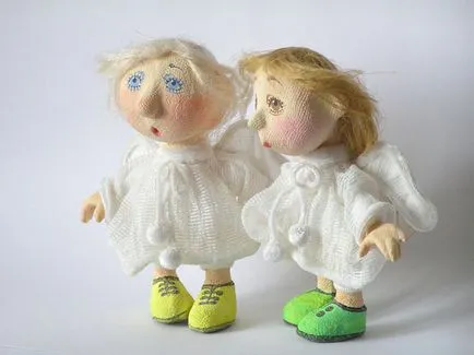 Doll papírmasé kezét, hogyan kell felhívni a szem a fotó és videó