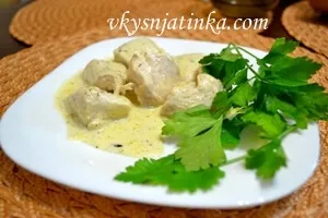 Csirke joghurt - a recept egy fotó