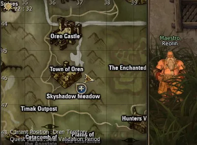 Quest on sub class Lineage 2 képekben