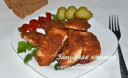 Csirke filé tésztában 1