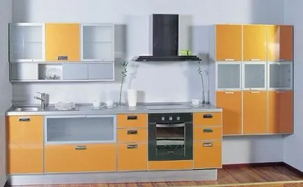 Konyha és homlokzatok festett MDF fotó és az ár, azok előnyeit és hátrányait, festés kezét, gondoskodás,