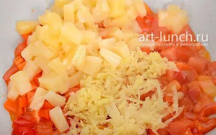 Csirke édes-savanyú mártással - lépésről lépésre recept fotók (receptek) Csirke édes-savanyú mártással - lépésről lépésre recept fotók