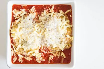 Csirke sült a kemencében parmezános recept fényképpel (sütő) Csirke sült a kemencében parmezános recept egy fotó