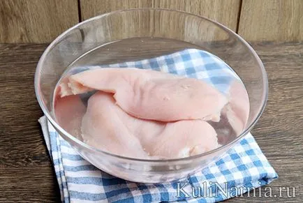 Csirke pastramit recept egy fotó