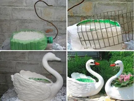 Swan műanyag palackok saját kezűleg - a mester osztály, hogyan lehet az áramkör (műanyag) Swan műanyag palackok saját kezűleg - a mester osztály, hogyan lehet a rendszert